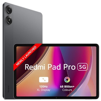 Redmi Pad Pro 5G - 12.1" - 6GB RAM - 128GB ROM - SIM Enabled - WiFi - 10000mAh - Grey