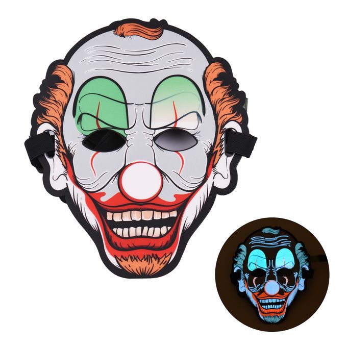 Halloween Scary Mask LED Sound Activated Light Up Masks