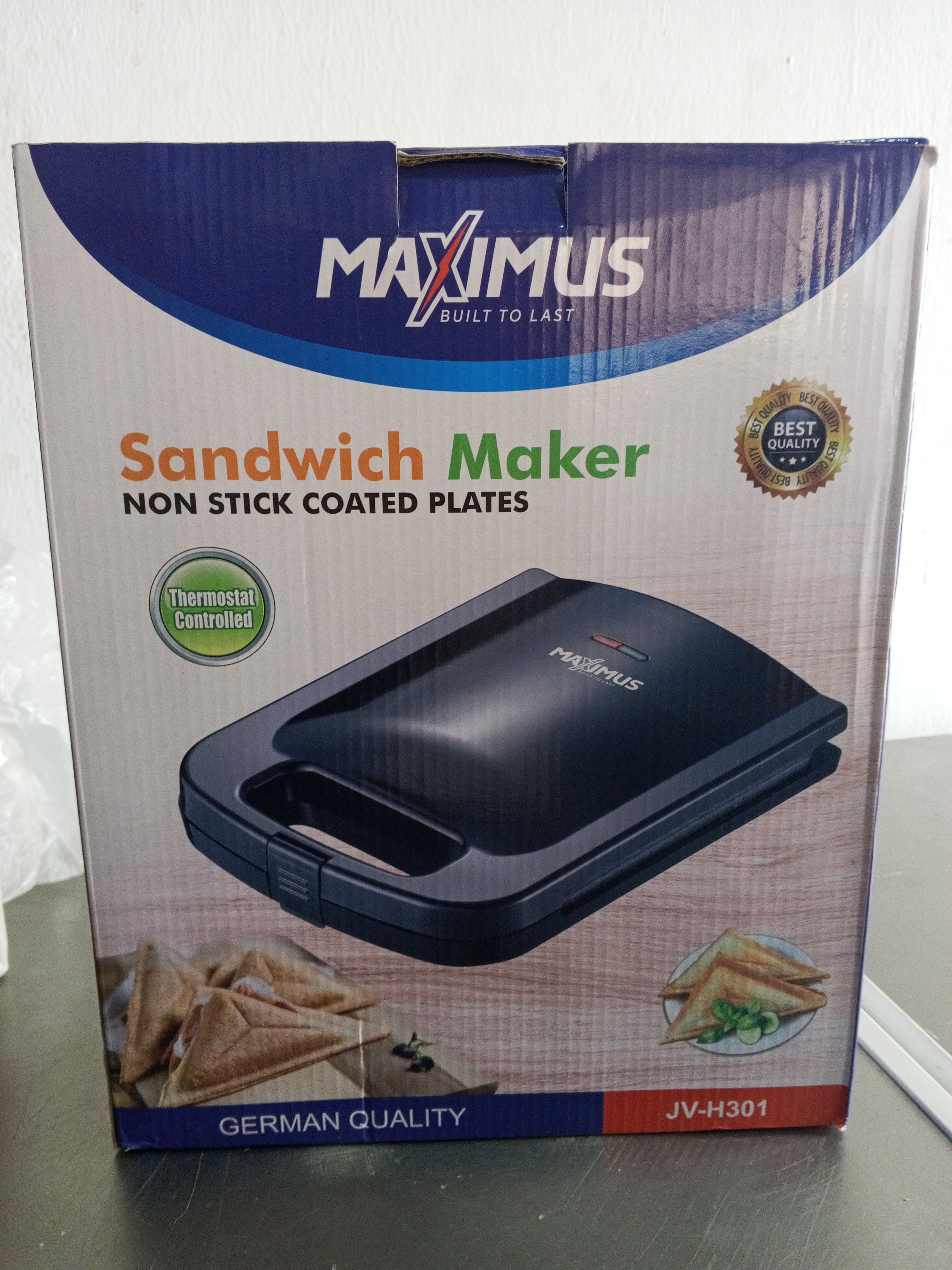 MAXIMUS SANDWICH MAKER 4 PLATES