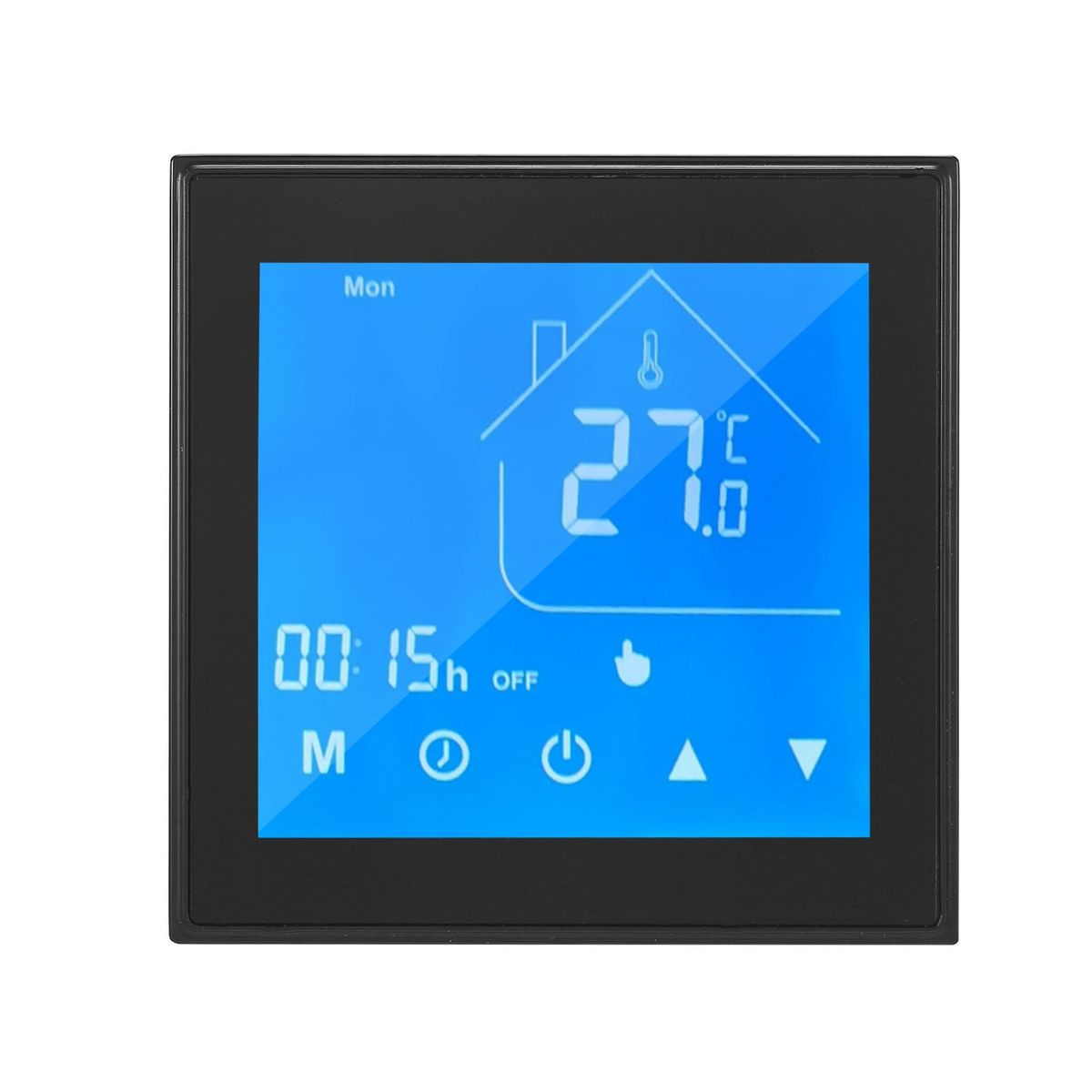Thermostat Temperature Controller LCD Display Week Programmable for Water Heating for Household