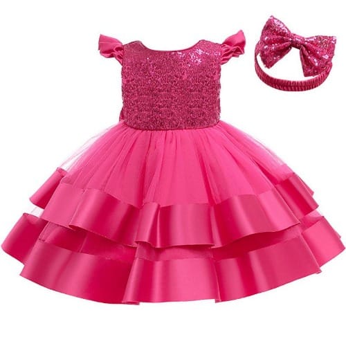 Baby Girls Lace Party Dress