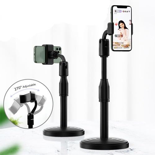 Smartphone Holder Desktop Live Stream & Selfie Support Stand