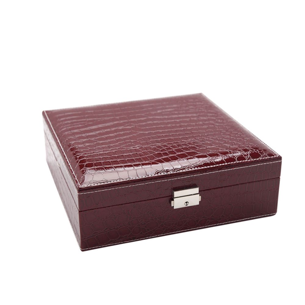 Jewelry Box Earring Ring Necklace Storage Organizer With