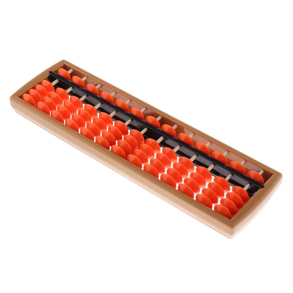 13 Digits Auto Reset Abacus Arithmetic Calculating