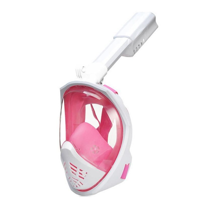 Face Snorkel Mask 180&deg; Panoramic with Detachable Camera
