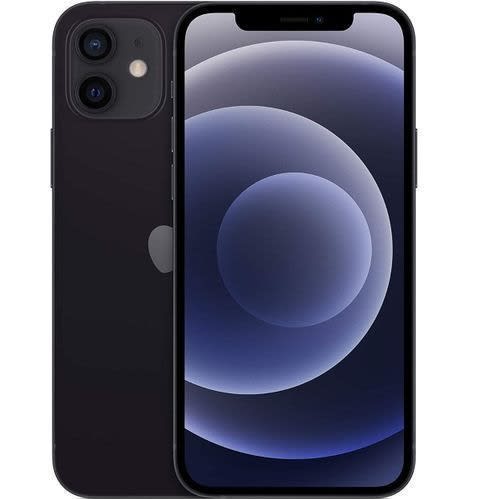iPhone 12 - 6.1" Display - 128GB ROM - 4GB RAM - Single Sim - 2815mAh - Black - Renewed