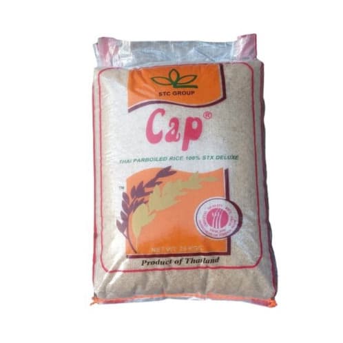 Cap Best Thai Parboiled Rice 100% Stx Deluxe - 50kg