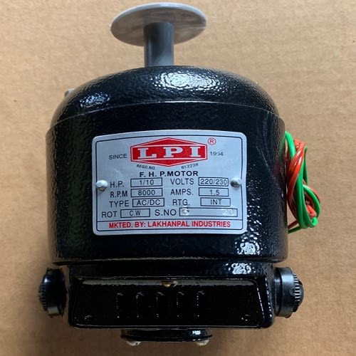 Armature Bag Closer Motor