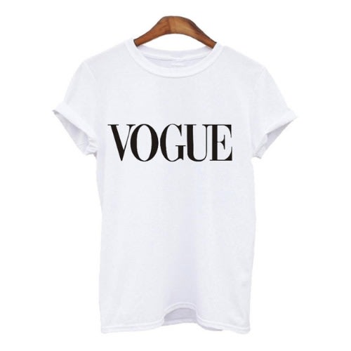 Vogue White Print Shirt