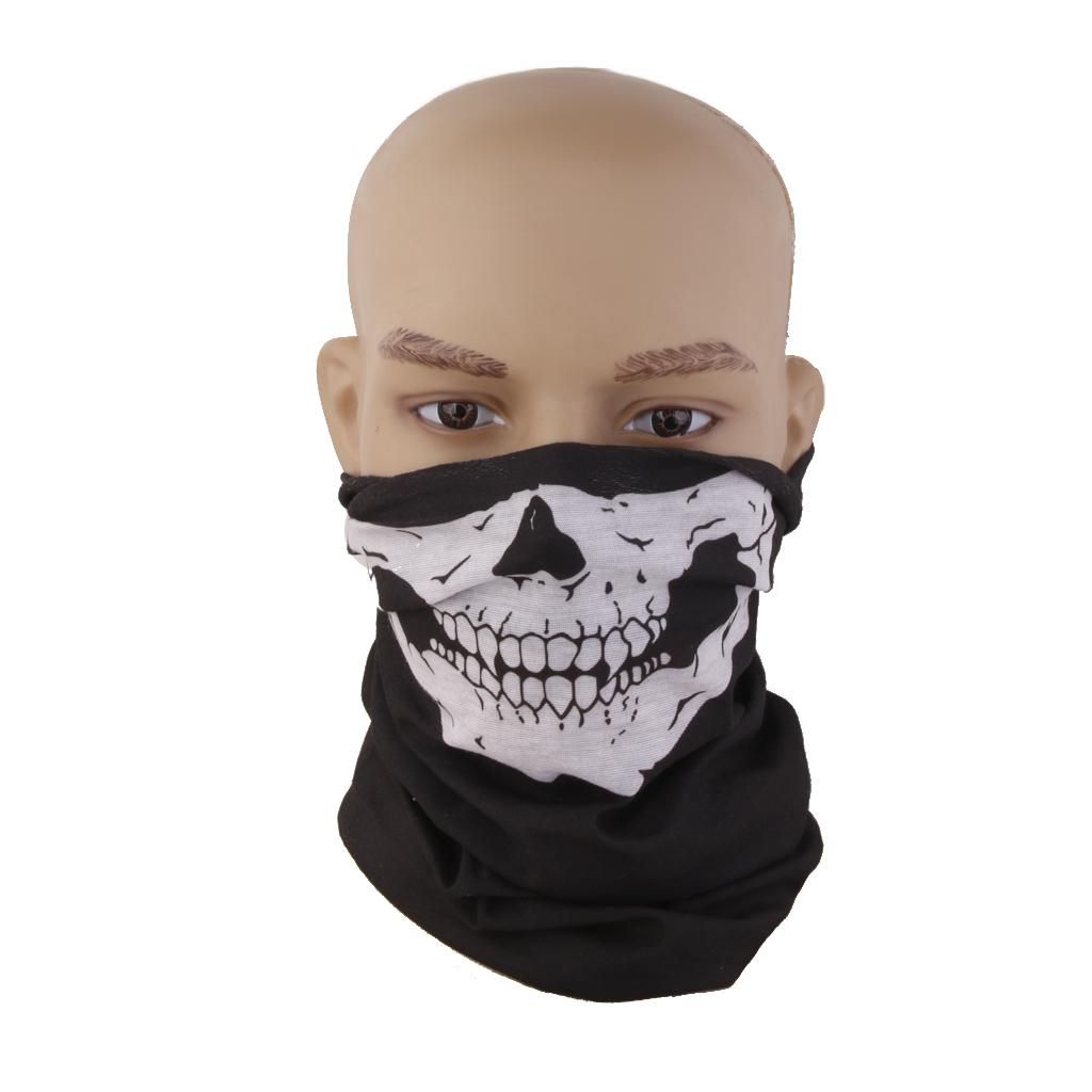 Sports Skull Face Mask Scarf Anti-UV Snood Bandana Motorcycle