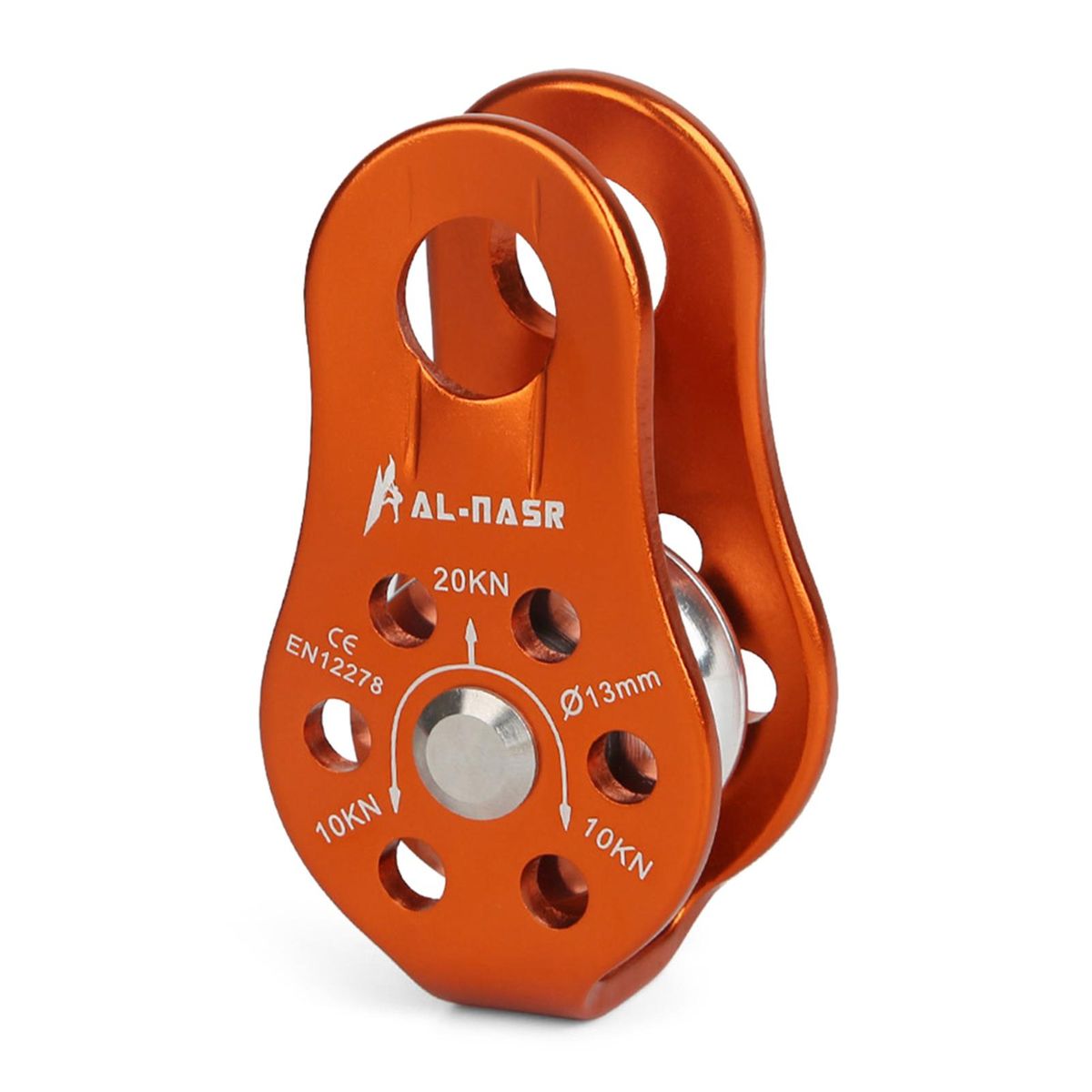 Professional Fixed Pulley Cable Trolley Pulley with Ball Bearing Climbing Caving Aloft Work Rescue