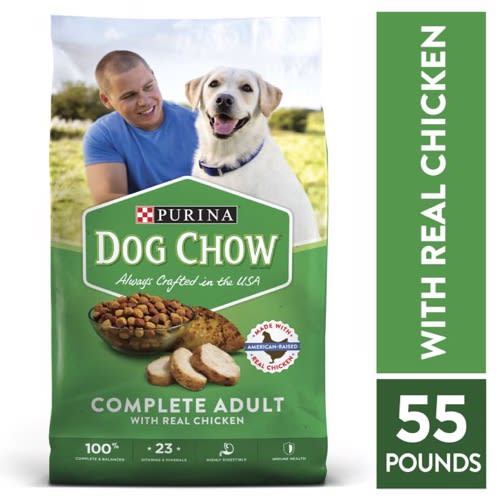 Dog Chow Dry Dog Food - Complete Adult - 44lbs
