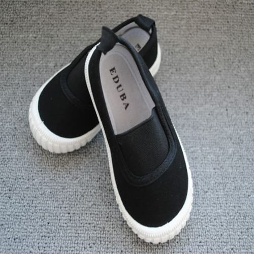 Kids' Unisex Slip-on Canvas - Black