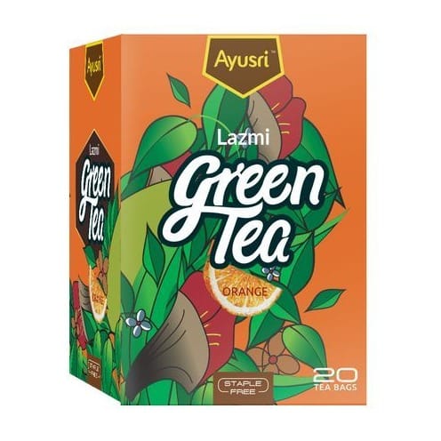 Ayusri Green Tea With Orange - 20 Tea Bags