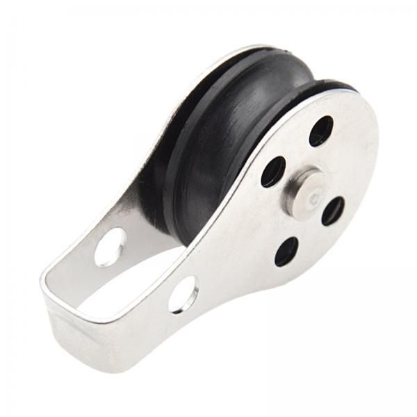 2x Stainless Steel 316 Pulley Blocks Rope Runner Kayak Boat