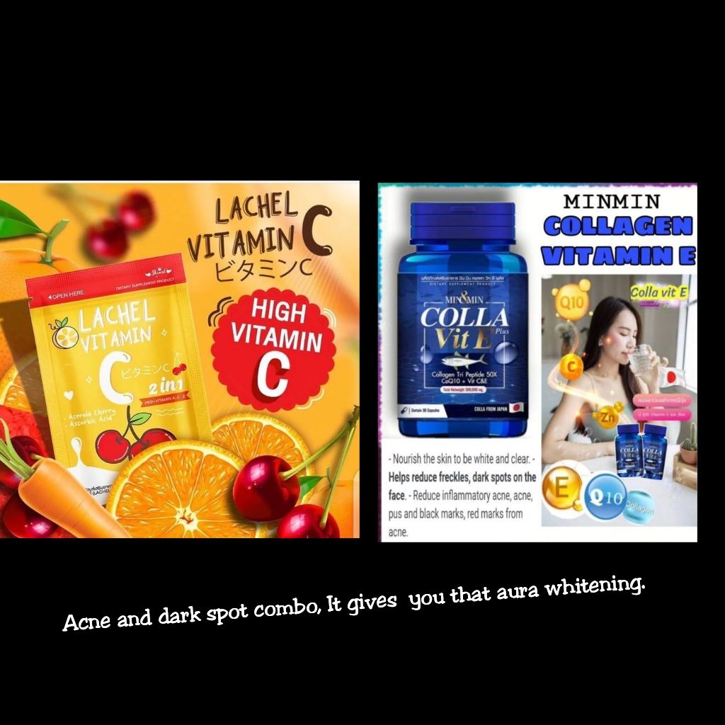 Vitamin C 2 In 1 +  Colla Vit E Plus Skin Supplement