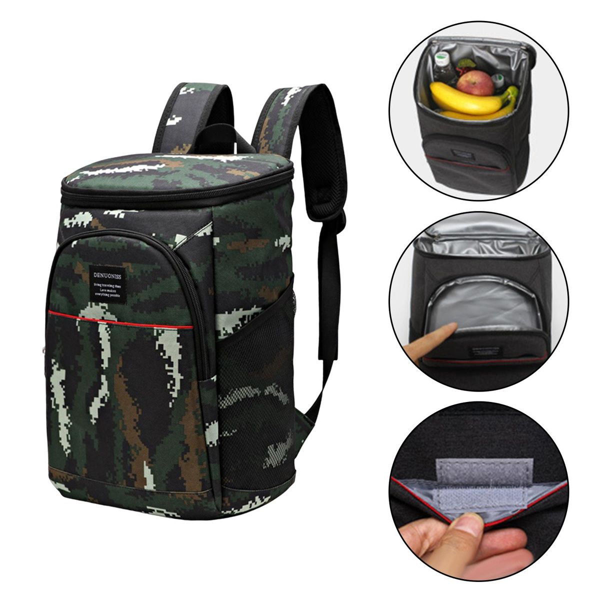 Backpack  Portable Drink Beverage Beers Bag Green