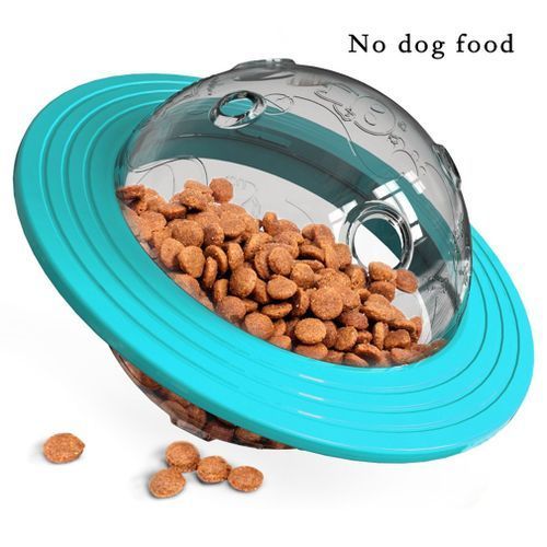 Bite Resistant Dog Toy Flying Saucer Food Spiller Educational Device