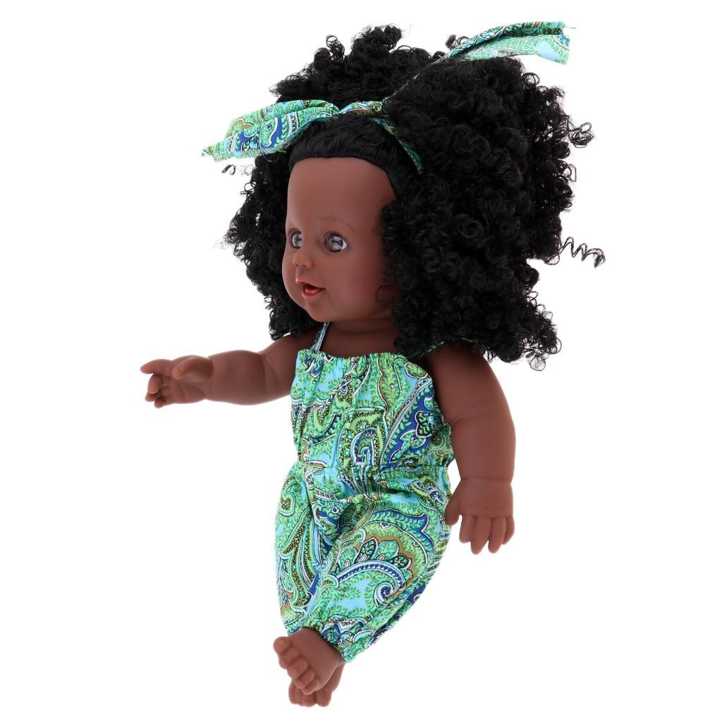 30cm Girl Doll African  Doll  Children Paly Dolls For Kids Gifts
