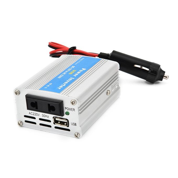 Portable Car Inverter 100W 12V To AC 220V Charger