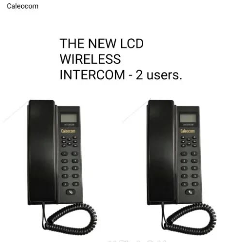 Wireless Intercom With Display Lcd - 2 Set
