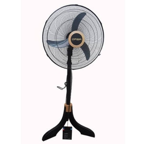 18" Yoca Ac/dc Rechargeable Standing Fan With 12v7ah Battery