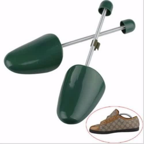 Plastic Travel Shoe Trees with Spring - 2 Pcs