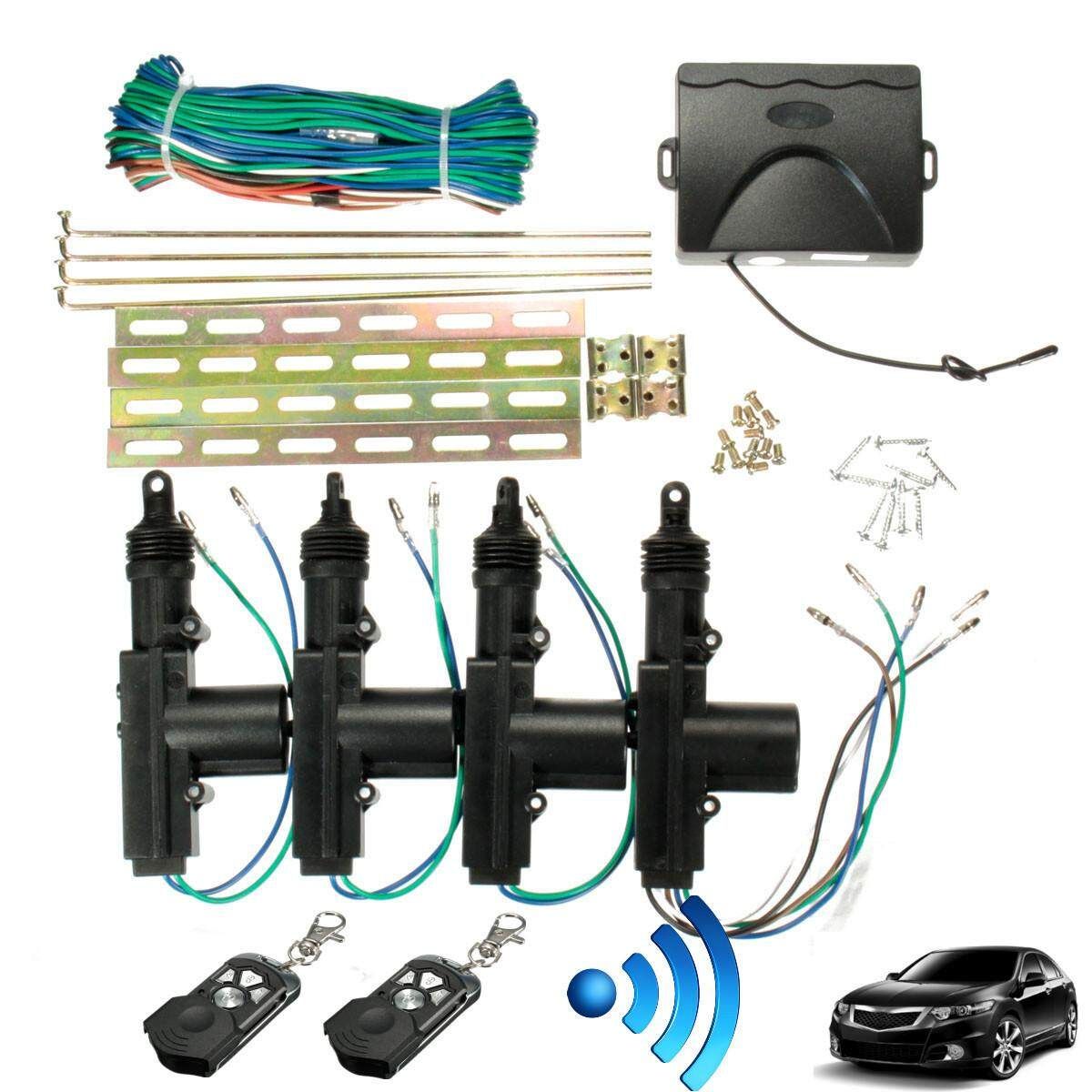 UNIVERSAL REMOTE CENTRAL DOOR LOCKING KIT ENTRY 2 OR 4 DOOR UK