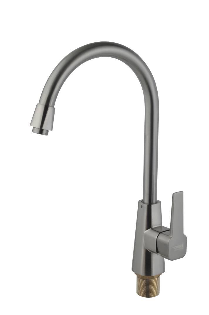 Chrome Long Neck Sink Mixer Tap