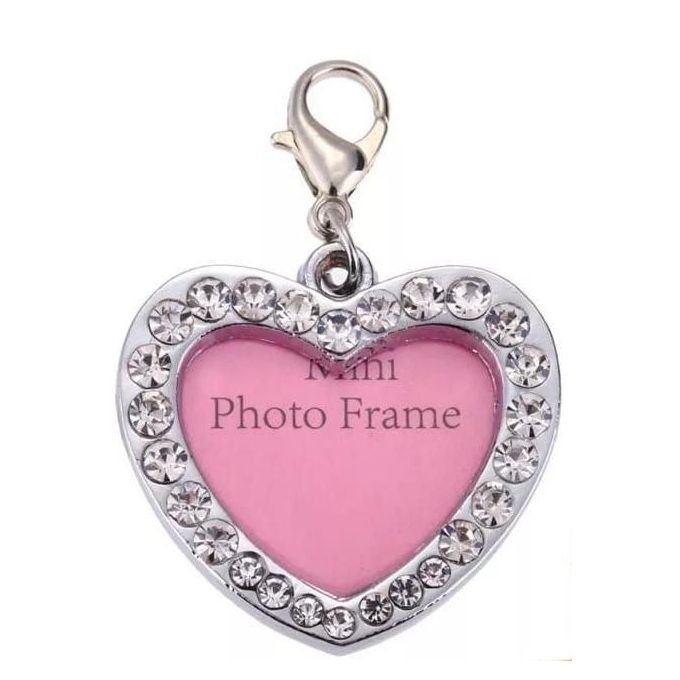 PET DOG CAT LOVE SHAPED PENDANT PERSONALIZED ID TAGS