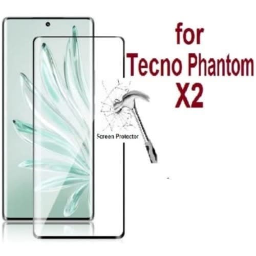 Full Screen Protector Tempered Glass For Tecno Phantom X2