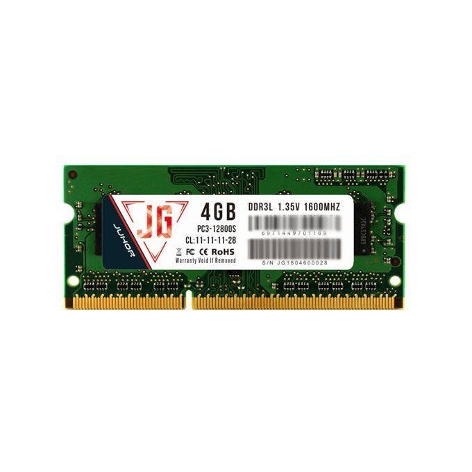 JUHOR  DDR3L 4GB 1600MHz 1.35V Laptop PC Memory PC RAM Low