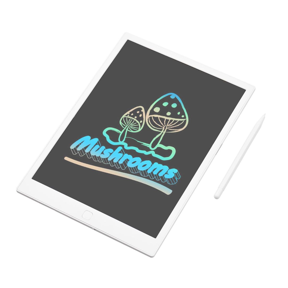 13 Inch LCD Writing Tablet Board Colorful Screen with Stylus Drawing Writing Taking Notes Leaving Messages for Toddlers Boys Girls & Adults White