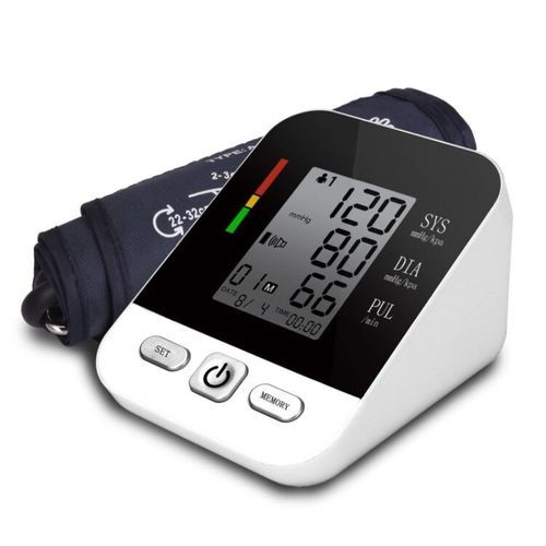 Medical Digital Upper Arm Blood Pressure Monitor Bp Tonometer Rechargeable Automatic Sphygmomanometer Tensiometer Tansiyon Aleti