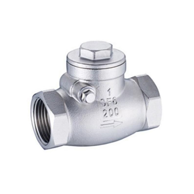 H14W-16P Internal Thread Horizontal Swing Check Valve 201/304/316 Stainless Steel Threaded Check Valve