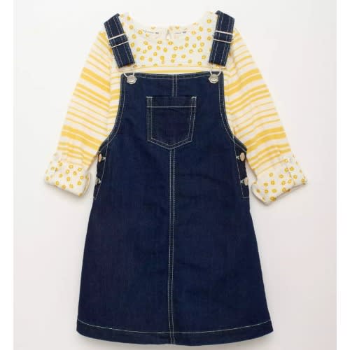 Girls Denim Dress- 2 Piece