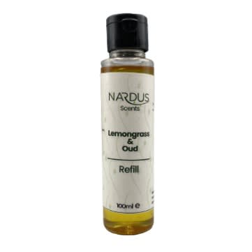 Nardus Lemongrass & Oud Reed Diffuser Refill - 100ml