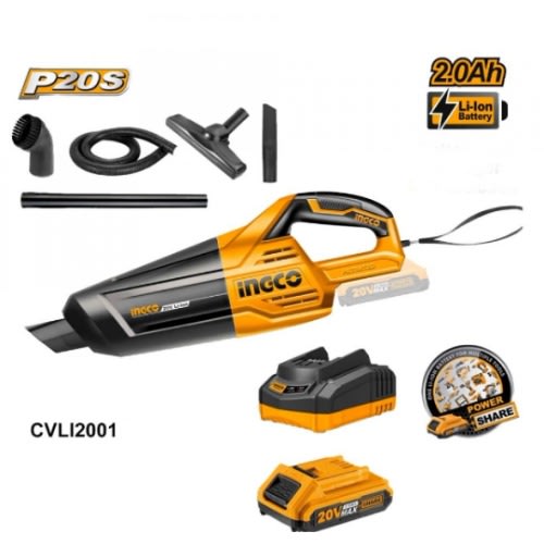 Ingco 20v Lithium-ion Cordless Vacuum Cleaner-cvli2001