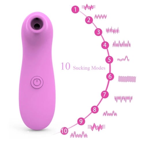 Rainbow  Fantasies Sucker Vibrator