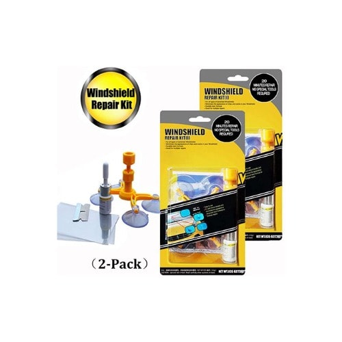 Car Windshield Repair Kit - Window Glass Crack Repair Tool - 2pcs