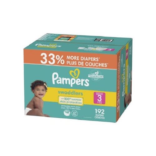 Swaddlers Diapers - Size 3 - 192 Diapers