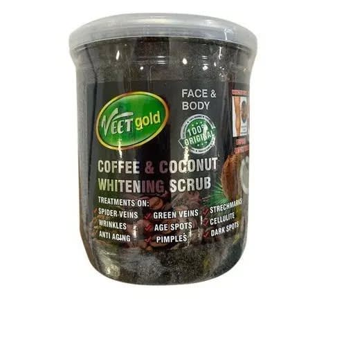 Face And Body Coffee And Coconut Whitening Scrub - 500ml