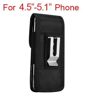 Universal Phone Bag Mobile Phone Pouch Belt Clip Waist Bag For Iphone 13 12 Pro Max Samsung S22 S9 Xiaomi Men Hunting Waist Pack 4.5-5.1 Metal Hook