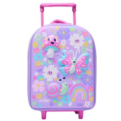 Smiggle Over And Under Teeny Tiny Hardtop Trolley Bag - Lilac