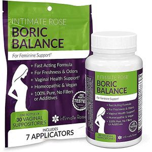 Boric Balance Suppositories With Applicators - 30 Count
