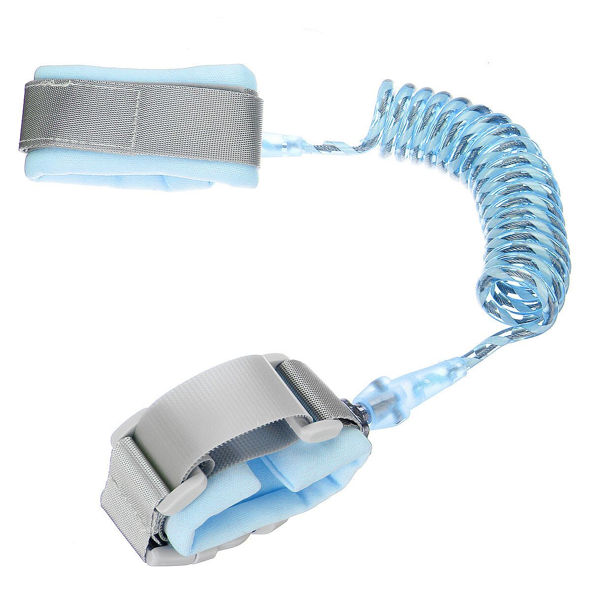 Adjustable Kids Safety Harness Child Wrist Leash Anti-lost Link Children Belt Walking Assistant Baby Walker Wristband Blue Reflective 1.5m