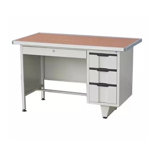 5ft Metal Office Table With Drawers