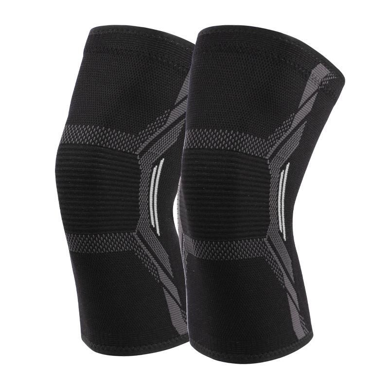 1Pair Knitted nylon sports knee guard riding gear