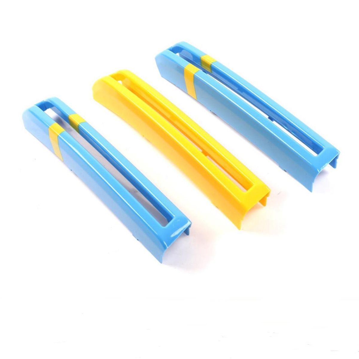 For Volvo XC90 2015-2019 Front Grille Three-color Net Decoration Stripe Network Modified Stickers Center Grille Cover Trim