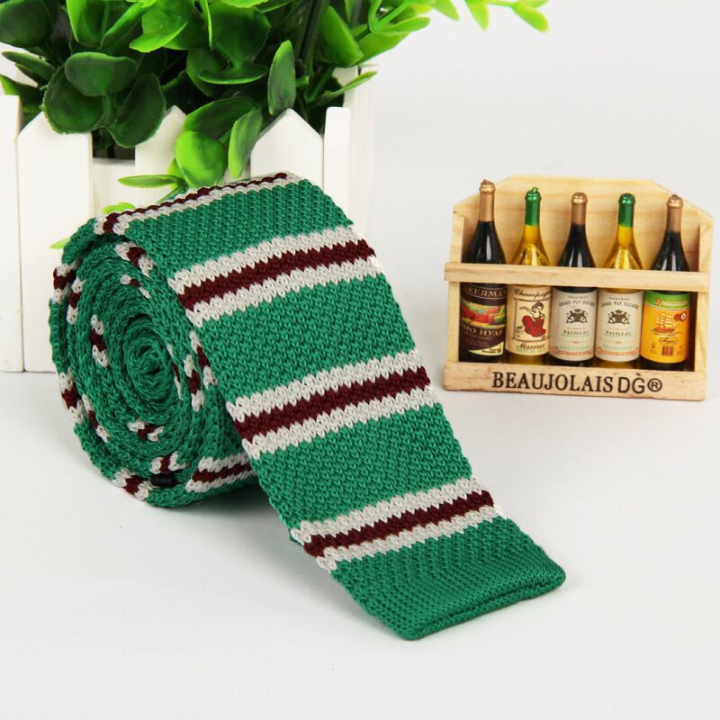 SHENNAIWEI 2016 New Wool Knit Tie Casual Korean Flat-head